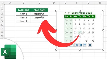 How to Insert a Calendar in Excel (Simple Way)