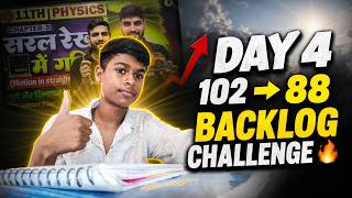 Day 4 | 102 Backlogs Challenge 🔥 From 102 to 88 | Class 11 PCMB Study Vlog