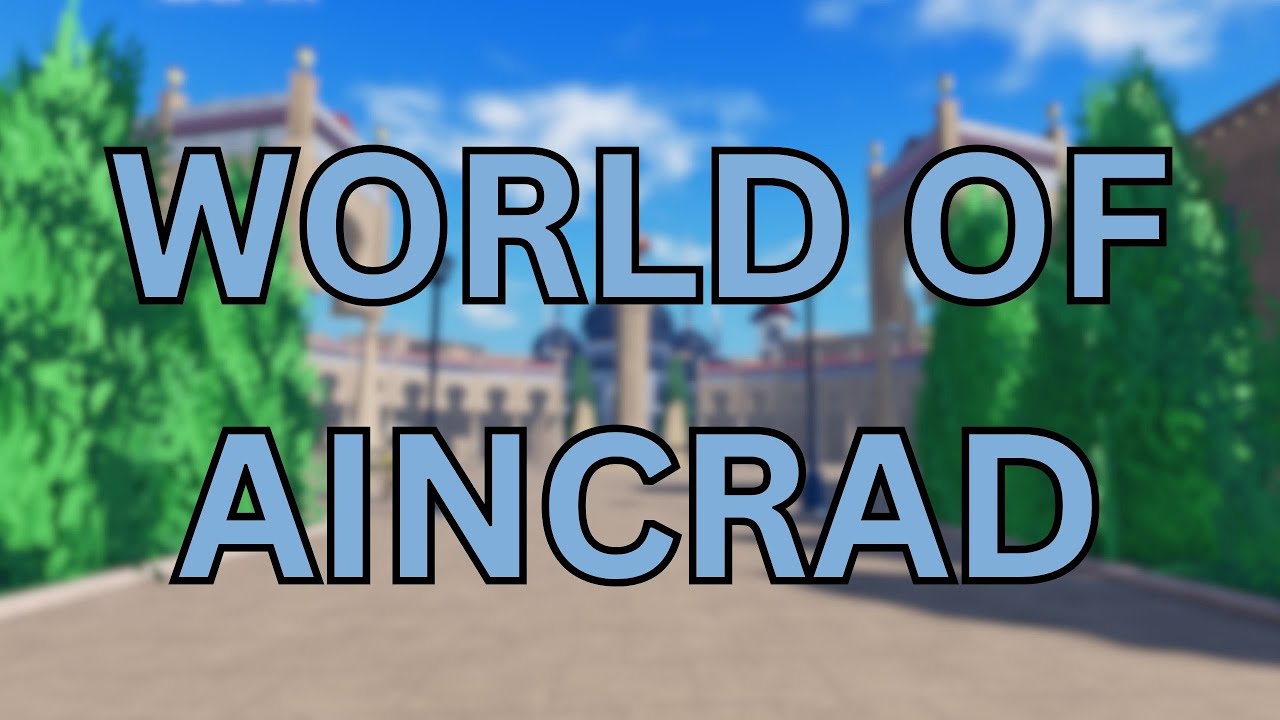 Novo game de Sword Art Online no Roblox, World of Aincrad 