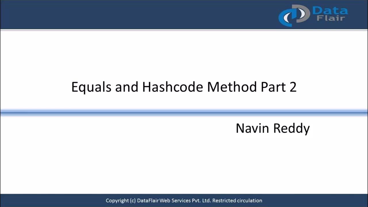 Java Equals and Hashcode Method Part-2 - YouTube