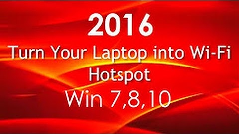 How to Connect pc Internet to Mobile via wifi Without Software  Create wifi HotSpot using cmd