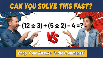 Only Geniuses Solve This in 10 Seconds! 🔥 Math Quiz Challenge.