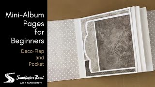 Mini-Album Pages | Decorative Flap and Pocket (for beginners)