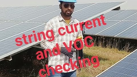 String current and VOC checking