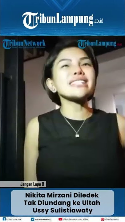 Nikita Mirzani Diledek Tak Diundang ke Ultah Ussy Sulistiawaty #Shorts #TRIBUNLAMPUNG