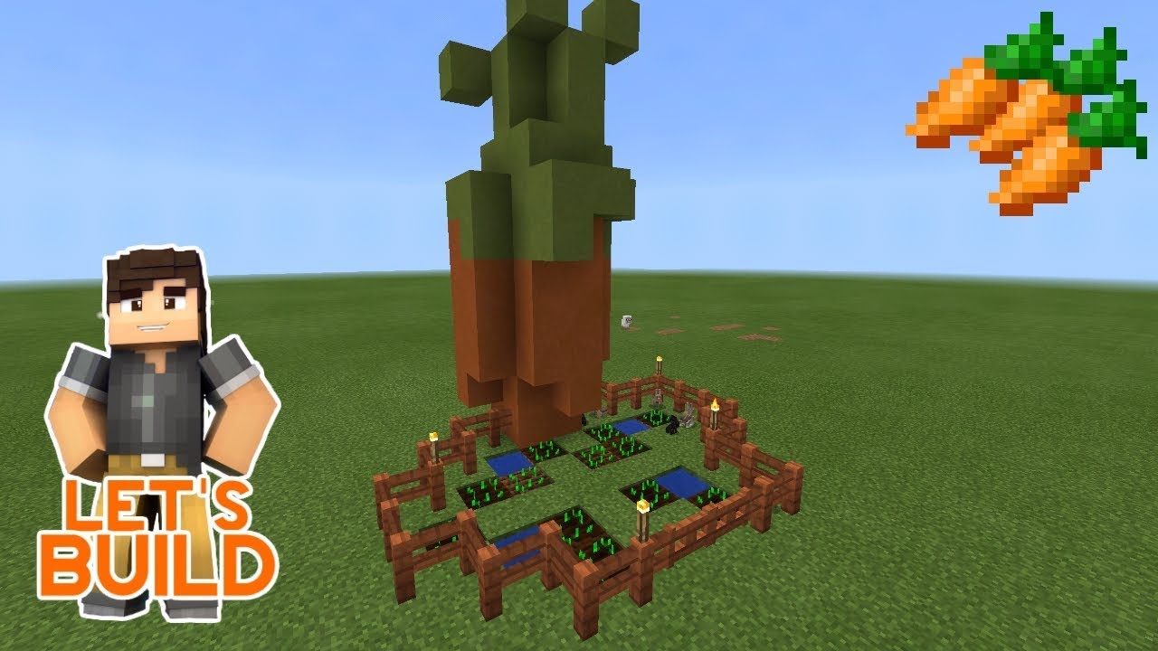 How To Build A Rabbit Pen In Minecraft! - YouTube