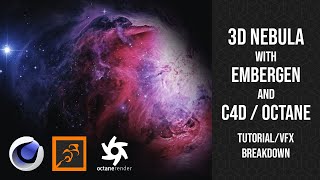 Space Nebula in Cinema 4D and Embergen