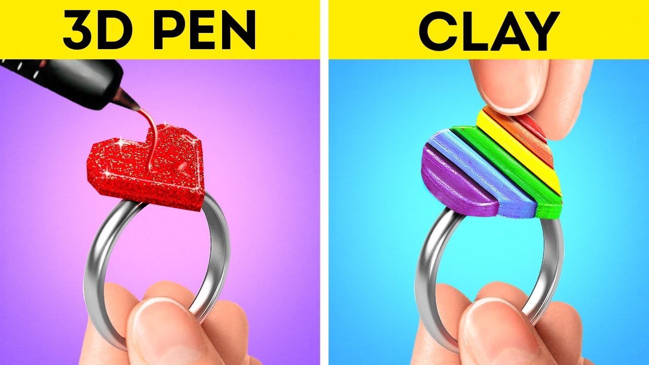 3D PEN vs POLYMER CLAY || Fantastic DIY Ideas You Need To See