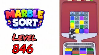 Marble Sort Level 846 Walkthrough