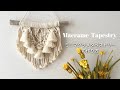 ミニマクラメタペストリーの作り方~ How to make macrame tapestry~
