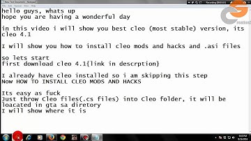 [Tutorial]How to install CLEO Mods, Hacks and .asi files In San Andreas & SAMP || SiRa CreationZ ||