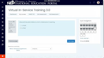 VINSET 3.0 EXIT ASSESSMENT 18.67/20
