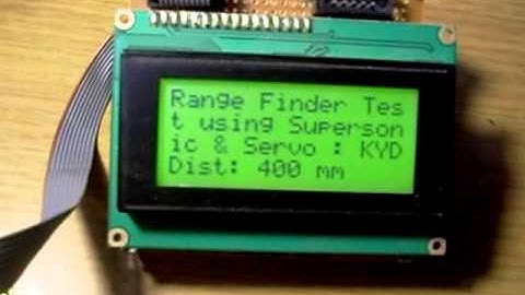 ATmega128 개발 시리즈,실험239 Atmega128을 이용한 Range Finder 구현 실험