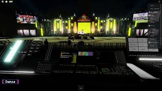POV of the lighting supervisor at icon live 5