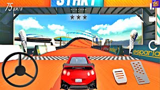 Impossible Car Driving: Stunts Master - Red Sport Car Driving Stunts Simulator screenshot 1