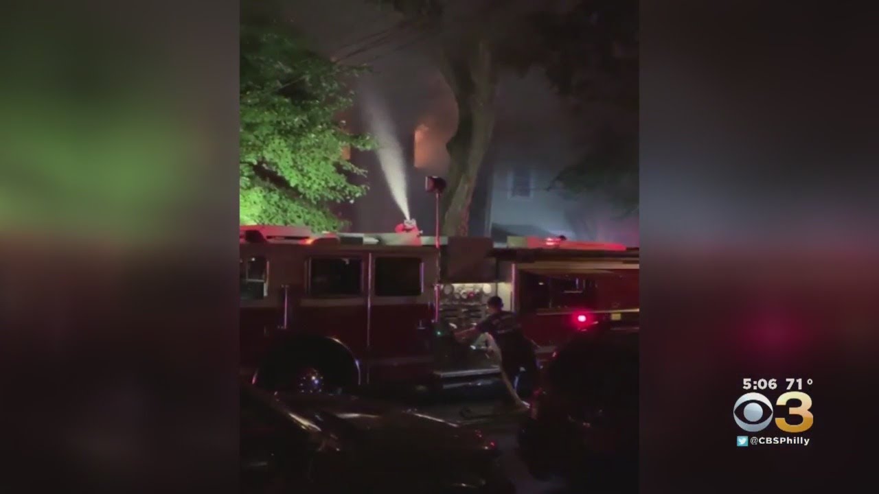 Firefighter Injured Battling House Fire In Trenton - YouTube