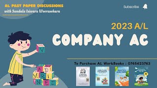 2023 AL : Company AC Question | Past Paper Discussion : English medium #alaccounting #2025al 2023 AL : Company AC Question | Past Paper Discussion : English medium #alaccounting #2025al