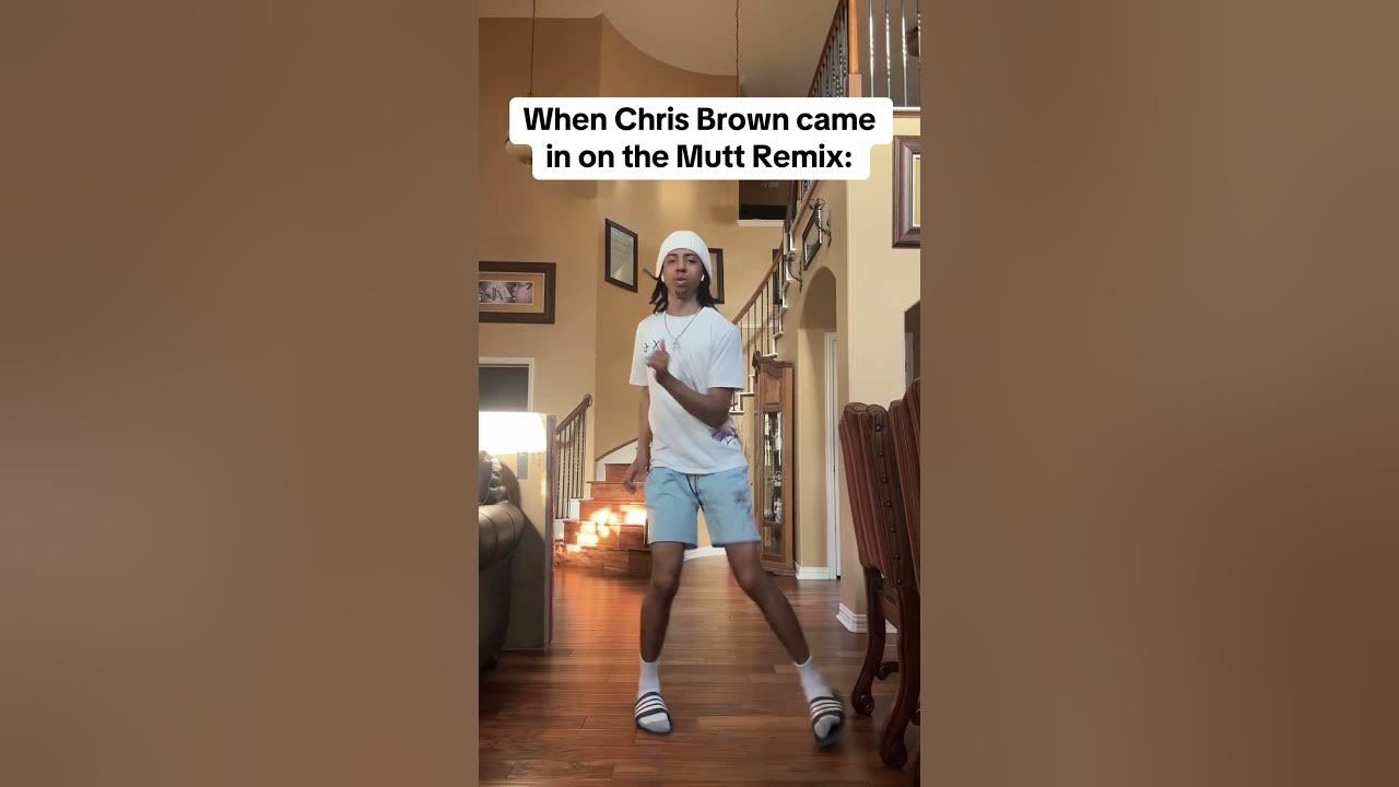When Chris Brown came in on the Mutt Remix (Song: Leon Thomas- MUTT (CB REMIX))