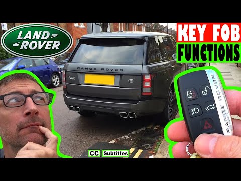 Så här använder du Range Rover Smart Key - Range Rover Smart Key Functions