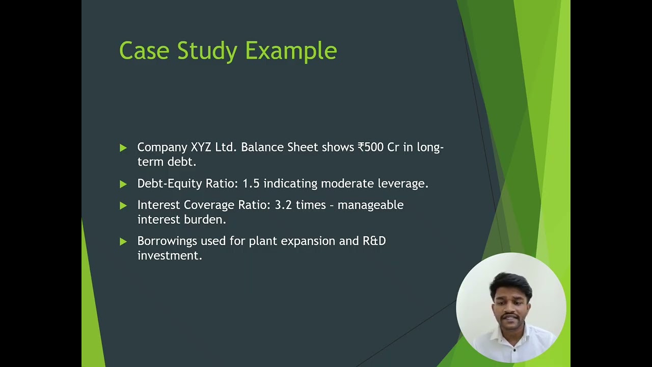 Long Term Borrowings in company final account