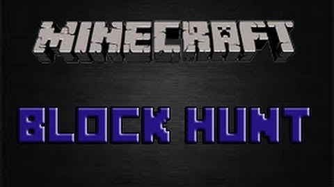 Minecraft Mini-Games -Ep.1- Block Hunt
