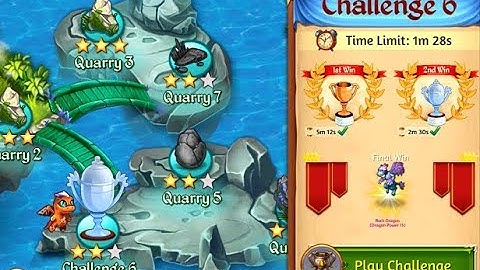 Merge Dragons Challenge 6 Updated Final Win 1m 28s 공략 챌린지