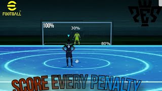 Score Every Penalty With Keeper Body Movement Trick efootball 2026