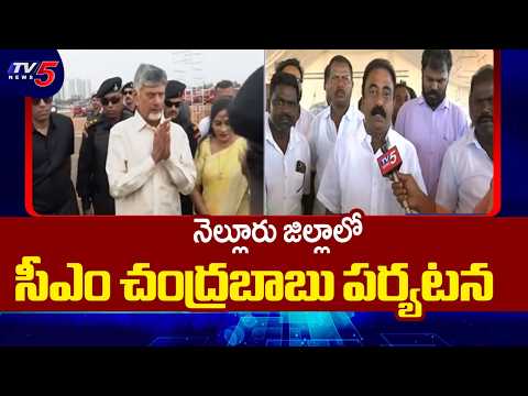 CM Chandrababu Naidu Kavali Tour | Nellore District | TV5 News - TV5NEWS