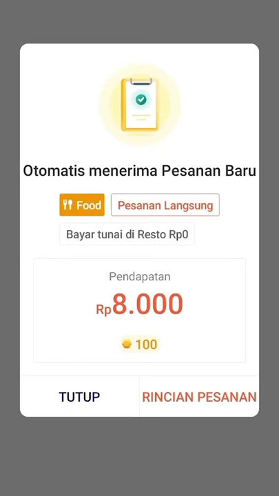Suara orderan masuk Shopee Food#shorts #shopeefood