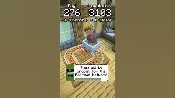 Powered Rails are going to be used! - CreeperVille - Minecraft #minecraft #minecraftshort