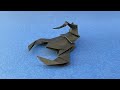 Origami scorpion  comment faire un scorpion en papier