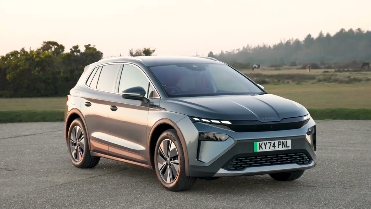 2025 Skoda Elroq Design Preview in Graphite Grey Metallic