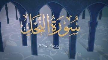 سورة النحل   الشيخ عادل ريان   Surat An Nahl   Sheik Adel Rayan