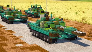 Minecraft T-72B3 Main Battle Tank Tutorial