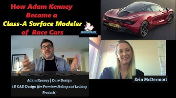 Becoming a Class-A Surface Modeler of Sexy Race Cars | Interview with Adam Kenney | OddEngineer.com