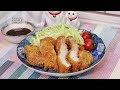 Тонкацу - свинина в сухарях [ とんカツ ] Японская кухня в Токио.