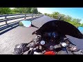 Летние дни. Нашел небольшой водопад. CBR 600F4i