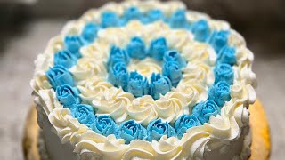 Something Borrowed Something Blue Wedding Cake Blue Velvet Poundcake 
