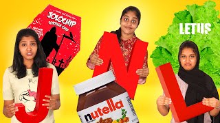 EATING ONLY A to Z ALPHABETICAL FOOD CHALLENGE 🤩 | EXTREME FUNNY FOOD CHALLENGE | PULLOTHI