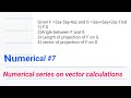 Numerical series on vector calculations in hindi exam में पक्का आता है || hindi ||smart study