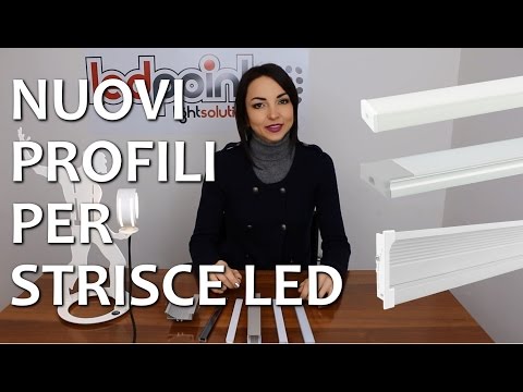 Video: Profili Per Strisce LED: Overhead Per Illuminazione A Diodi LED E Altri Profili Per Linee Luminose, Bianco E Nero, Quadrati E Tondi