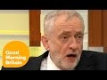 Jeremy Corbyn and Piers Morgan's Heated Debate Over Brexit Policies | Good Morning Britain