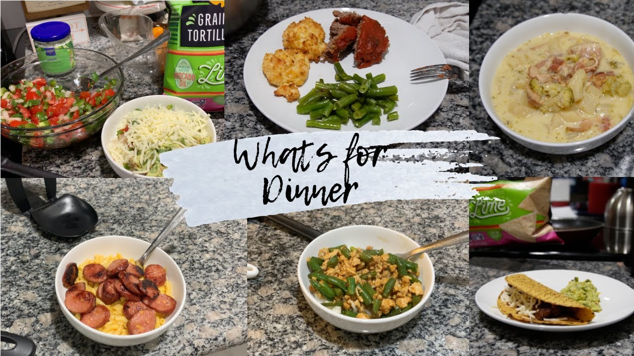 WHATS FOR DINNER | 6 EASY MEAL IDEAS