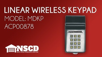 Linear MDKP Exterior Wireless Keypad ACP00878