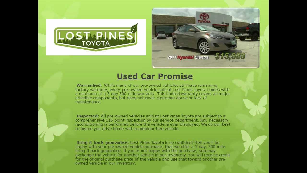 to Lost Pines Toyota, Bastrop's leading Toyota dealer.wmv YouTube