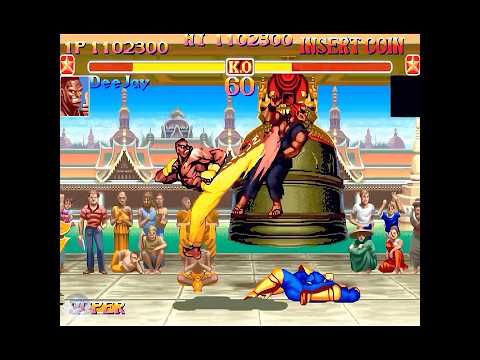 SUPER STREET FIGHTER II TURBO - DEE JAY vs AKUMA | INSANE TIGHT MATCH! PART2 #Shorts