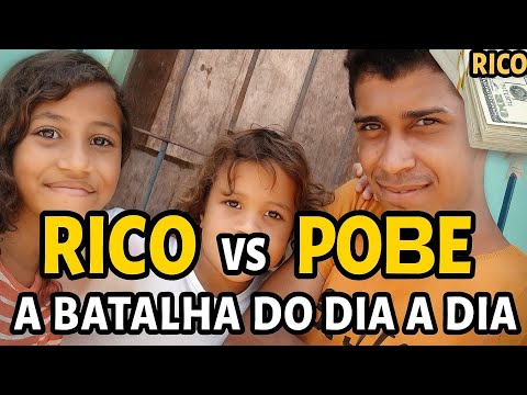 💰 Rico vs Pobre A Batalha do Dia a Dia