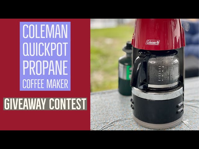 Coleman QuikPot Propane Coffee Maker Review - Heroic Adventures