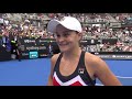 Ash Barty on-court interview (SF) | Sydney International 2019
