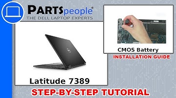 Dell Latitude 7390 (P29S002) CMOS Battery How-To Video Tutorial